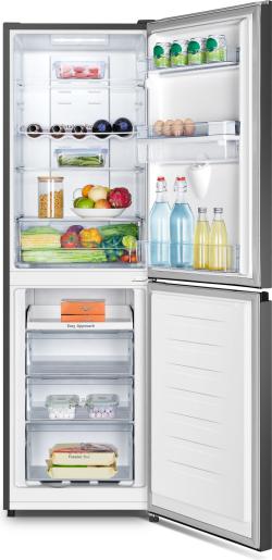 Hisense RB327N4WBE Fridge Freezer + Water Dispenser 55cm Black