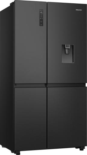 Hisense RS840N4WFE American-Style Smart Fridge Freezer Black Steel