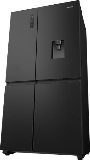 Hisense RS840N4WFE American-Style Smart Fridge Freezer Black Steel