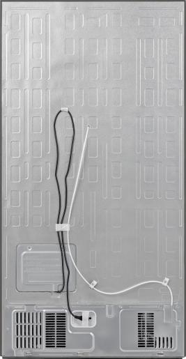 Hisense RS818N4IIE American Fridge Freezer Plumb Ice+Water Grey Steel