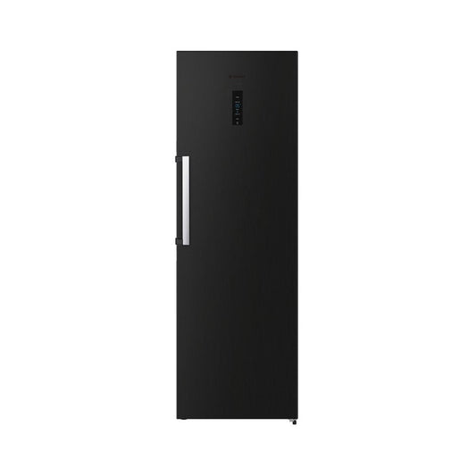 Teknix TH60TLBIX 370L Freestanding No Frost Tall Larder Fridge - Black Steel