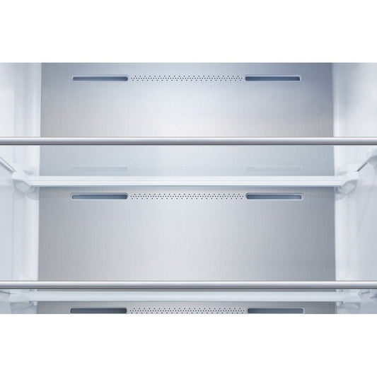 Teknix TH60TLX 370L No Frost Tall Larder Fridge - Brushed Steel