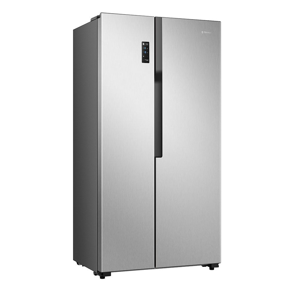 Teknix THSBS1791PX American Fridge Freezer Stainless Steel