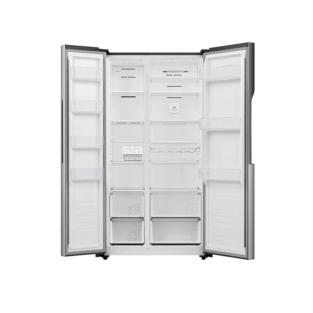 Teknix THSBS1791PX American Fridge Freezer Stainless Steel