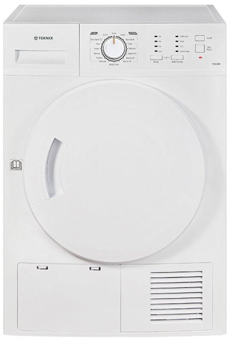 Teknix TKC8W, 8kg Condenser Dryer White