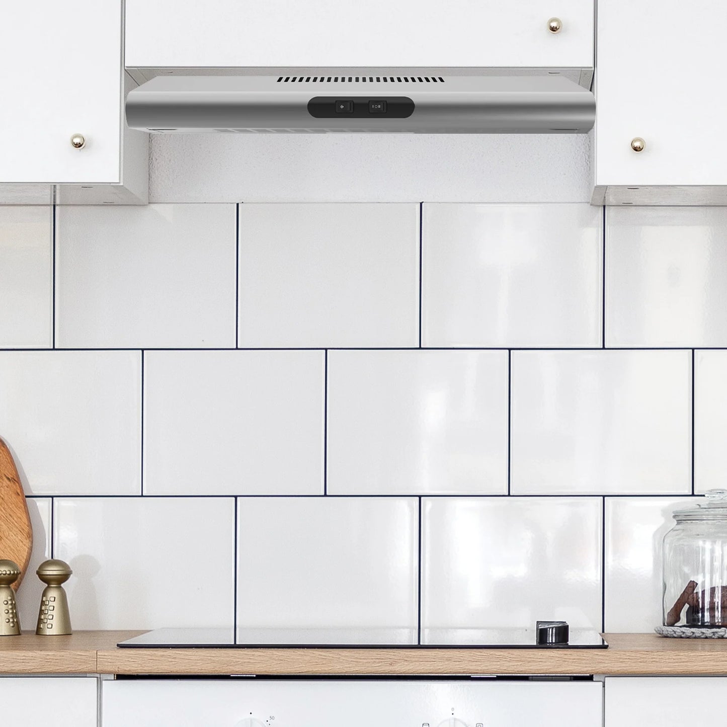 Statesman VH160SS 60cm Visor Cooker Hood – Stainless Steel