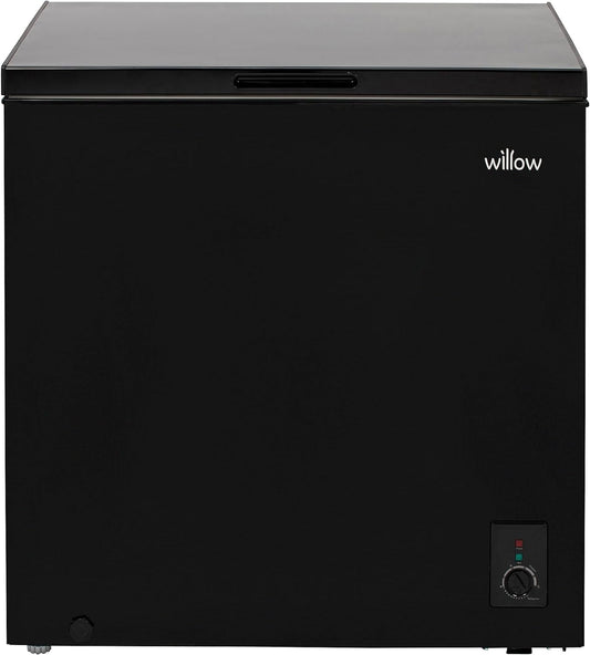 Willow W198CFB 199L Chest Freezer Black