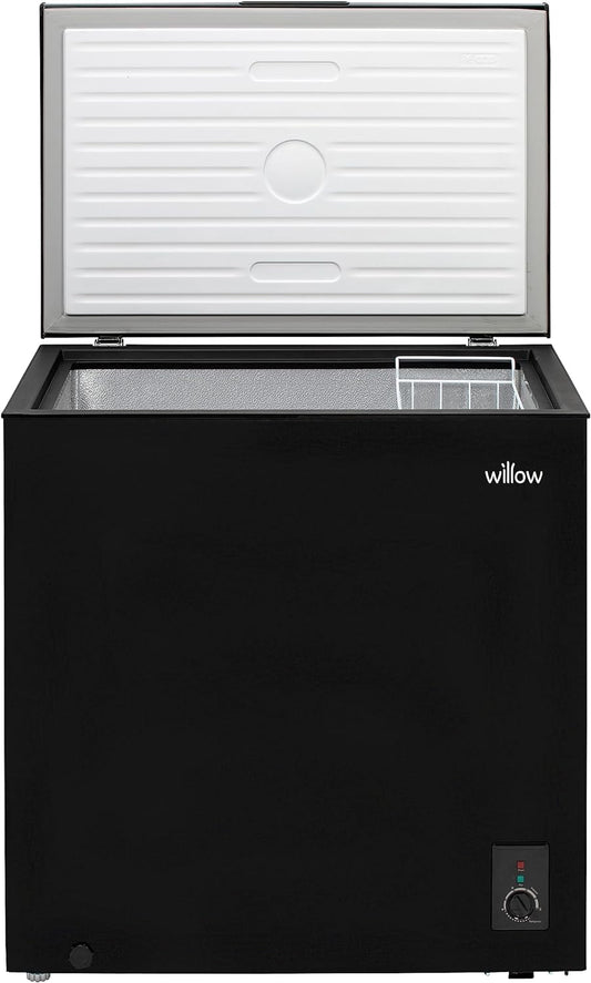 Willow W198CFB 199L Chest Freezer Black