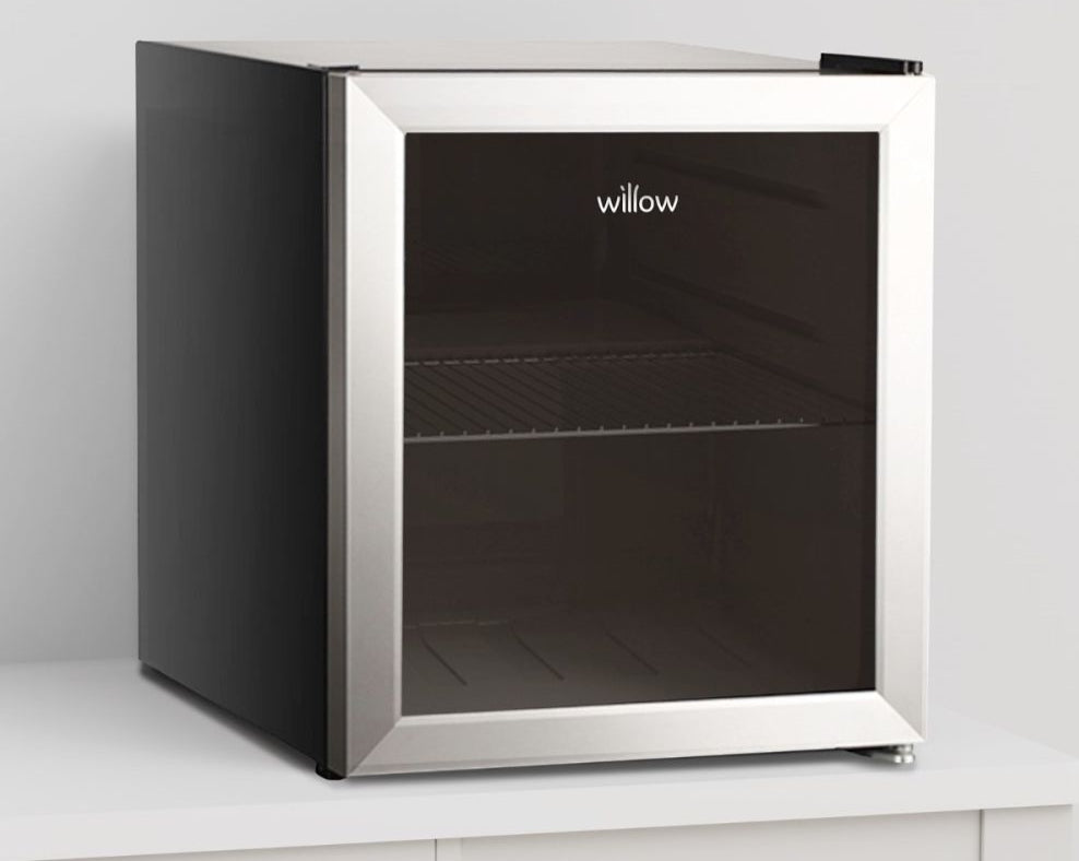 Willow WBC48SS 48L Table Top Beverage Cooler - Stainless Steel