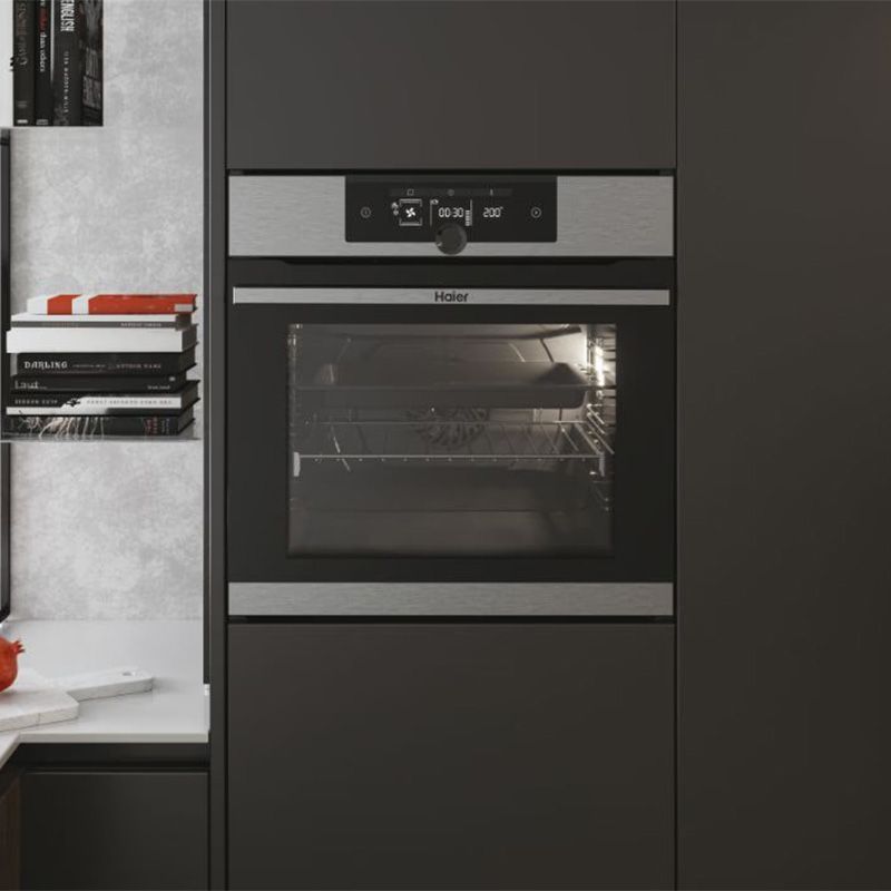 Haier HWO60SM2F9XH Single Oven Pyrolytic Stainless Steel