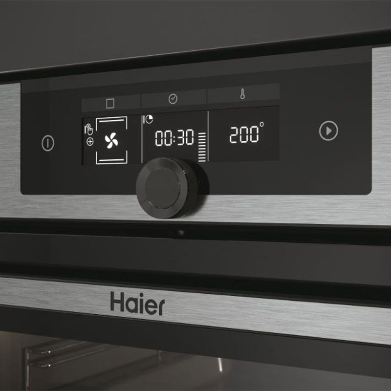 Haier HWO60SM2F9XH Single Oven Pyrolytic Stainless Steel