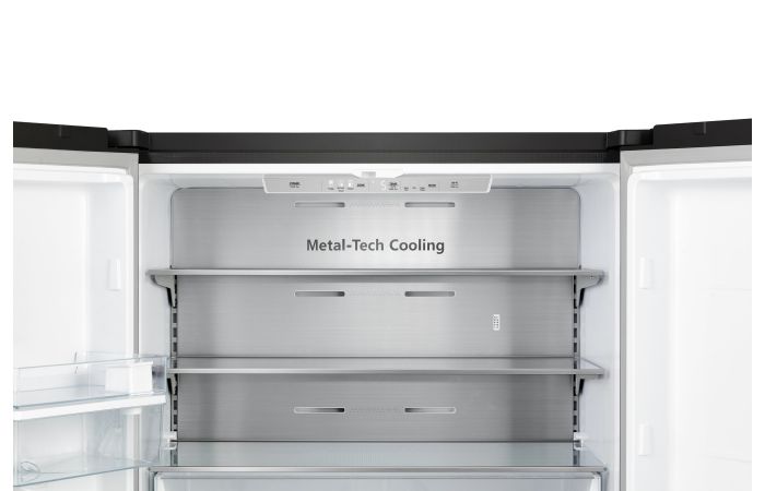 Hisense RQ758N4SWFE Black Steel American Four-Door Refrigerator