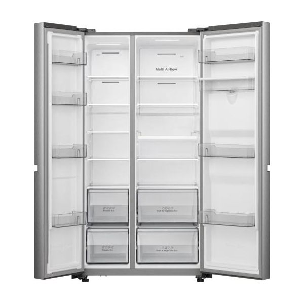 Hisense RS840N4WCE American Fridge Freezer Stainless Steel