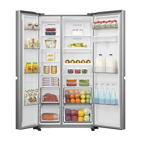 Hisense RS840N4WCE American Fridge Freezer Stainless Steel