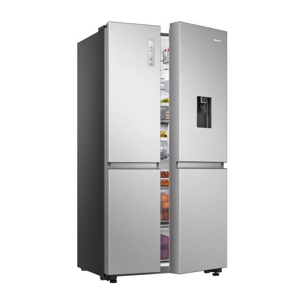 Hisense RS840N4WCE American Fridge Freezer Stainless Steel