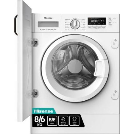 Hisense WD3M841BWI 8/6kg Integrated Washer Dryer
