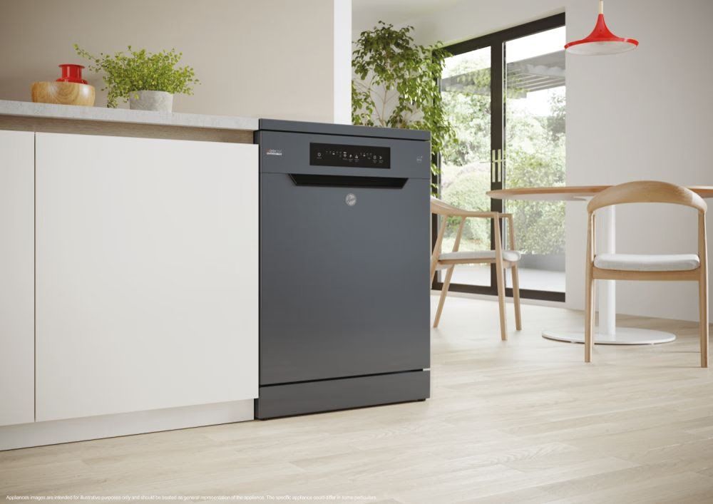 Hoover HF4C7L0A Full Size Dishwasher Graphite
