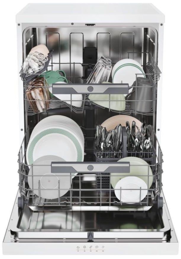 Hoover HF4C7L0W-80 Freestanding Dishwasher White