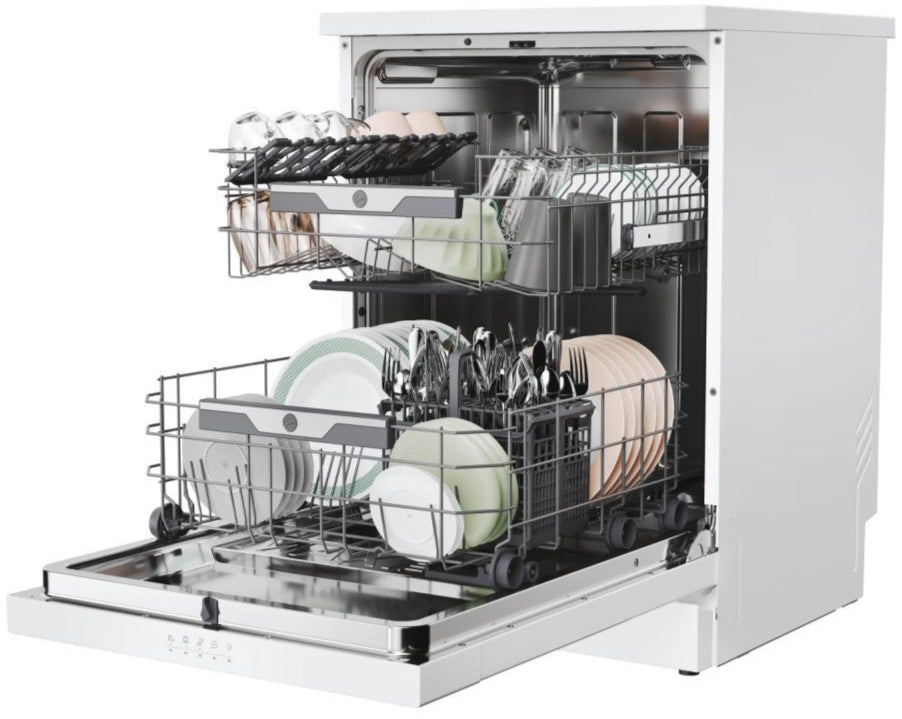 Hoover HF4C7L0W-80 Freestanding Dishwasher White