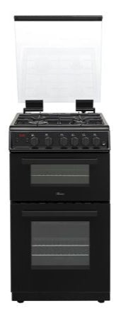 Hostess DOG50B Double Oven Gas Cooker 50cm Black