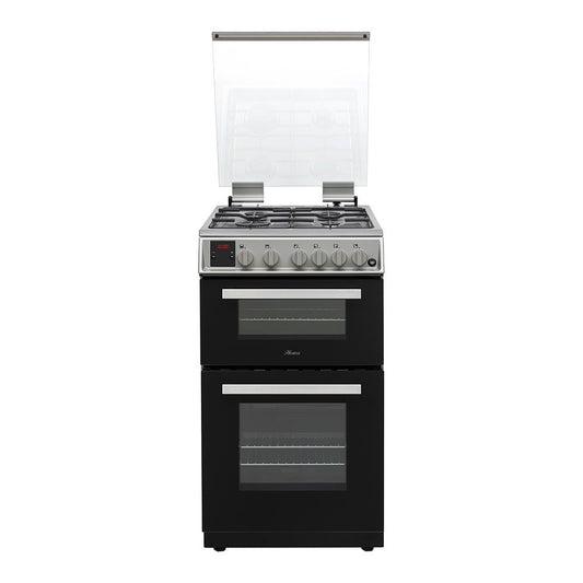 Hostess DOG50I Double Oven Gas Cooker 50cm Silver