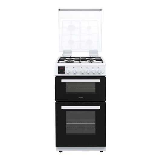 Hostess DOG50W Double Oven Gas Cooker 50cm White