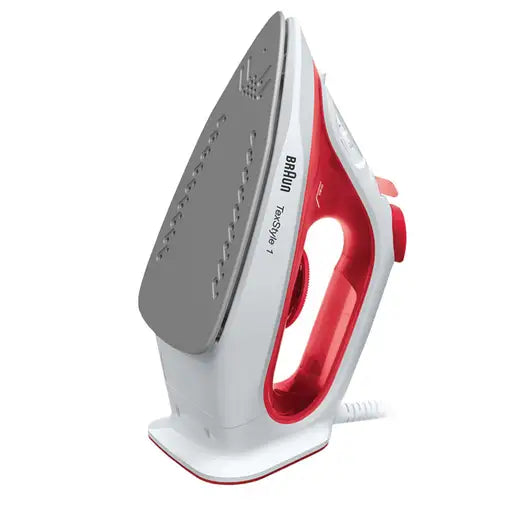 Braun SI1019RD TexStyle 1 Steam Iron Red/white
