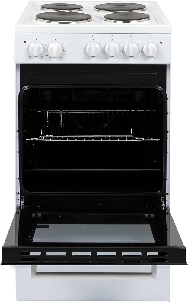 Willow WE50SSW 50cm Single Cavity Electric Cooker White