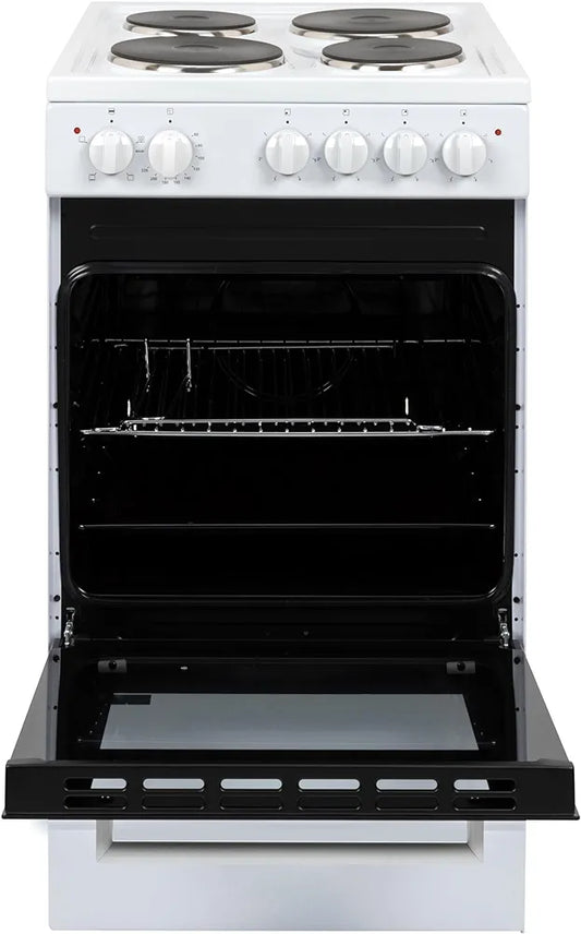 Willow WE50SSW 50cm Single Cavity Electric Cooker White