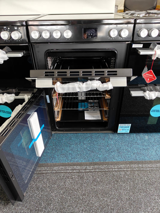 Belling Vision 60E Electric 60cm Cooker - Black & Silver