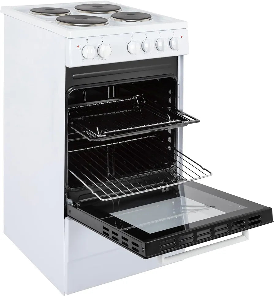 Willow WE50SSW 50cm Single Cavity Electric Cooker White
