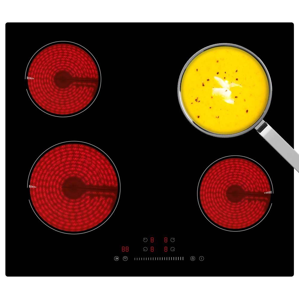 Teknix BITK6SLC Ceramic Hob 60cm Slider Control