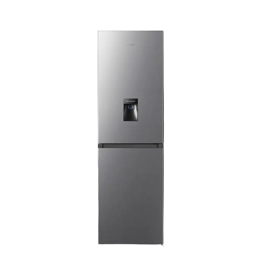 Teknix FFH1825WS/E Fridge Freezer F/F + Water Dispenser Silver