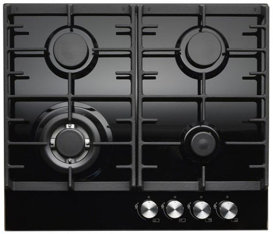 Teknix SCGH61B Glass Gas Hob 60cm Black