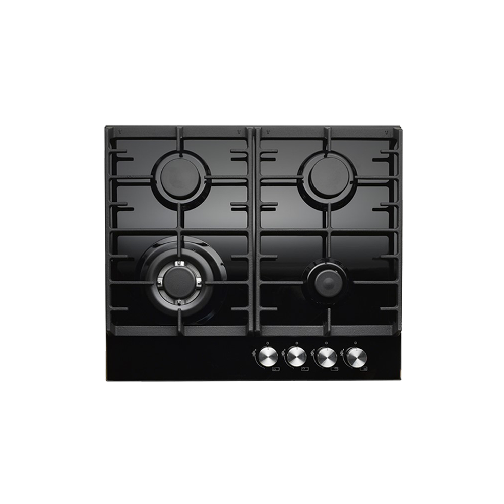Teknix SCGH61B Glass Gas Hob 60cm Black