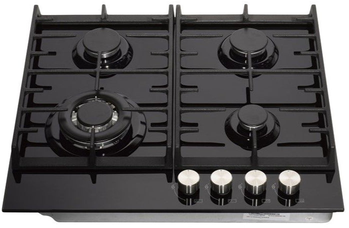 Teknix SCGH61B Glass Gas Hob 60cm Black