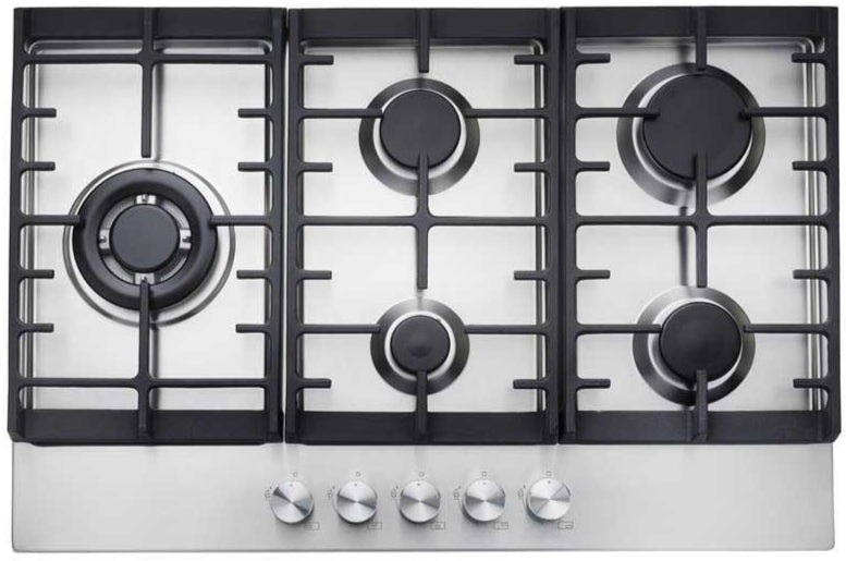 Teknix SCGH751X Gas Hob 75cm Stainless Steel
