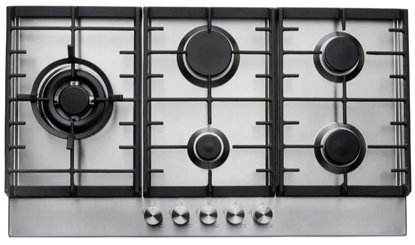 Teknix SCGH91X Gas Hob 90cm Stainless Steel