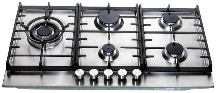 Teknix SCGH91X Gas Hob 90cm Stainless Steel