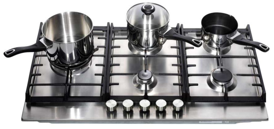 Teknix SCGH91X Gas Hob 90cm Stainless Steel