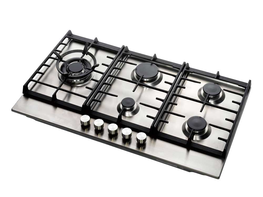 Teknix SCGH91X Gas Hob 90cm Stainless Steel