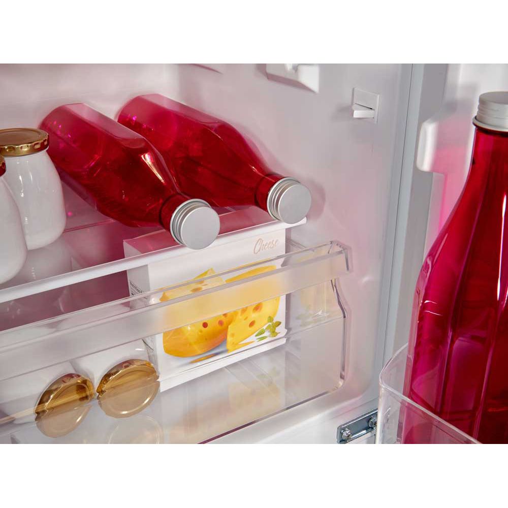 Teknix SF114W Fridge Freezer Smart Frost 48Cm White