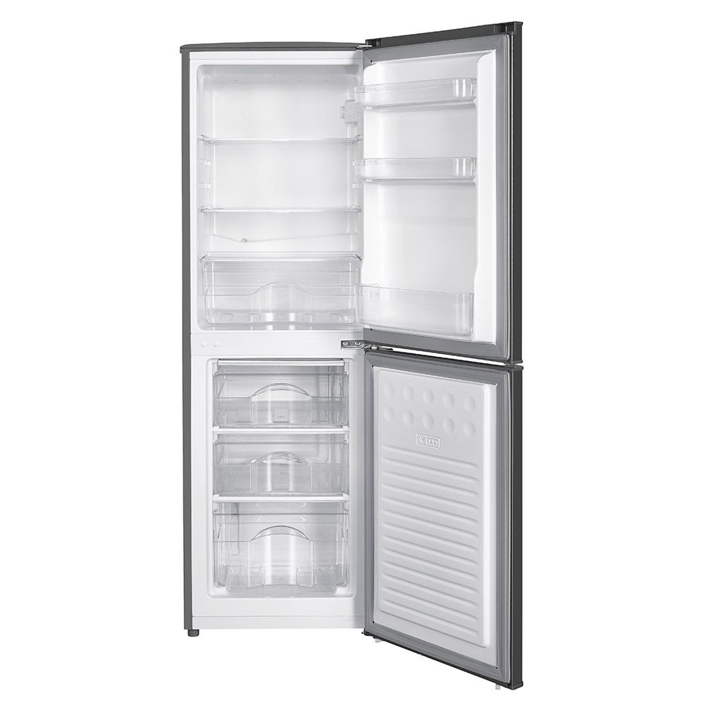 Teknix STF1448S Fridge Freezer 55cm Dark Inox