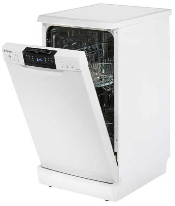 Teknix TFD455W Slimline Dishwasher 45cm White