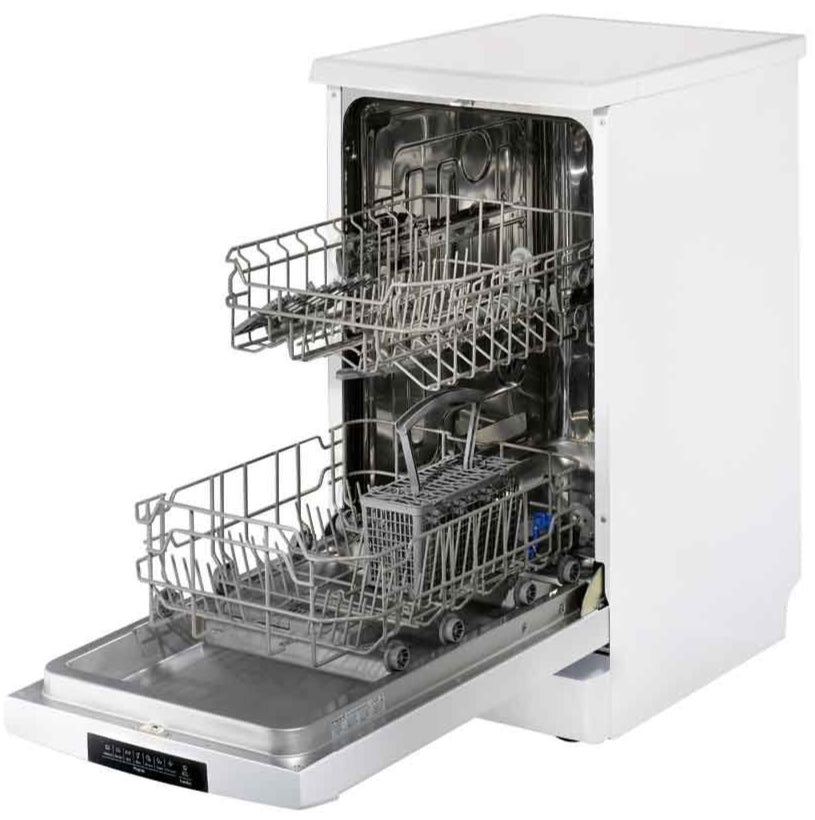 Teknix TFD455W Slimline Dishwasher 45cm White