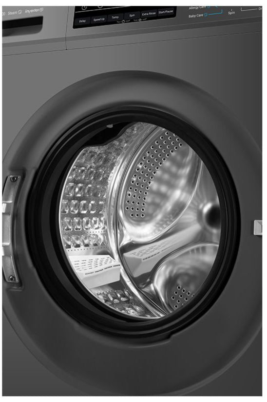 Teknix TK3W1014XS Washing Machine 10kg Silver