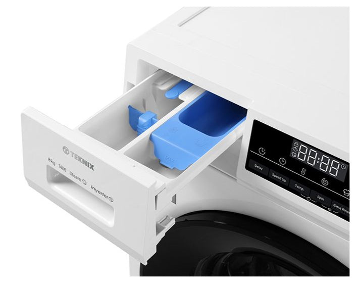 Teknix TK3W814XW Washing Machine 8Kg White