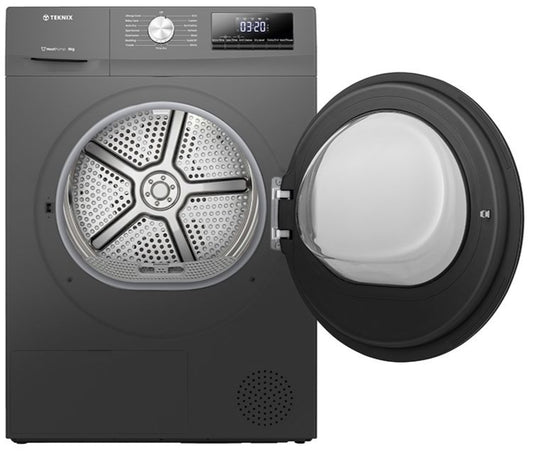 Teknix TKHP8HS 8kg Heatpump Dryer Titanium