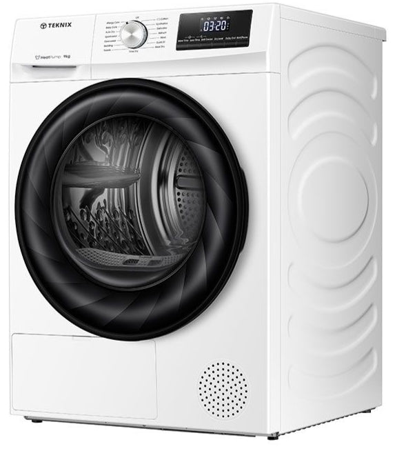 Teknix TKHP9HW 9kg Heatpump Dryer White