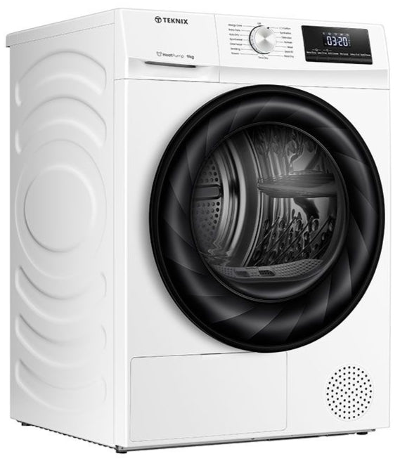 Teknix TKHP9HW 9kg Heatpump Dryer White